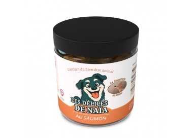 Les délices de Naïa au saumon - 100g