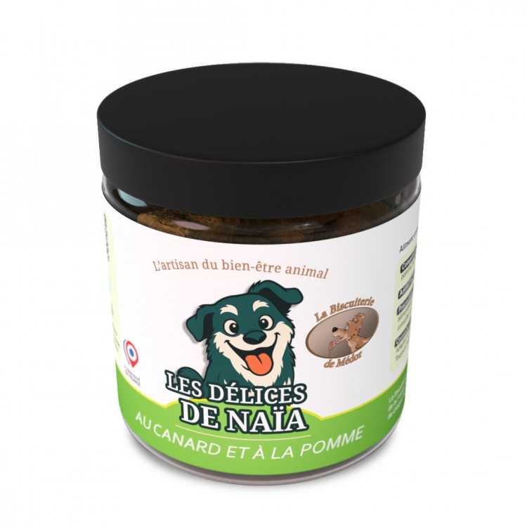 Les Délices de Naïa au Canard et à la Pomme - 100g Les Délices de Naïa au Canard et à la Pomme - 100g