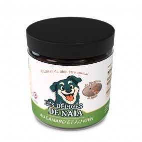 Les délices de Naïa au canard et au kiwi - 100g