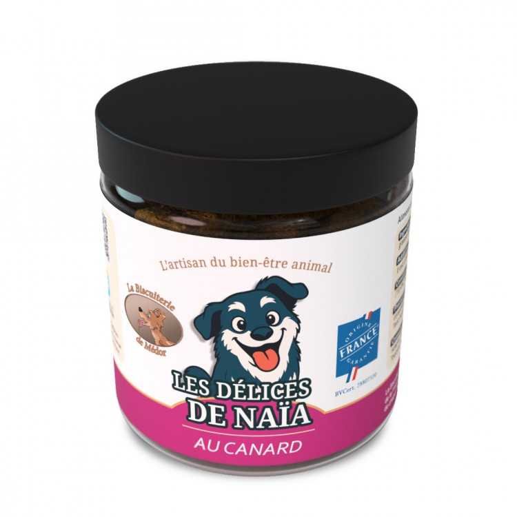 Les délices de Naïa au canard - 100g-01 Les délices de Naïa au canard - 100g-01
