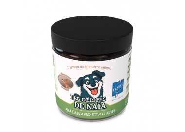Les délices de Naïa au canard et au kiwi - 100gr